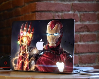 Robot MacBook Pro 11 12 13 14 15 16, black MacBook Pro,MacBook Air 2022, gift for boyfriend MacBook Air Decal red Laptop Skins