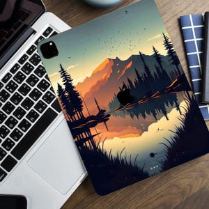 Nature iPad skin, Landscape sticker iPad Pro, Mountain decal for iPad Air, decal for Apple iPad Pro iPad mini iPad Air 13 2024 sticker, gift