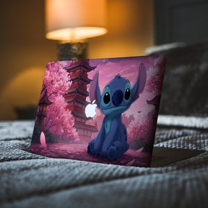Cartoon roze laptop MacBook Skin Alien MacBook Air vinyl decal cover Sakura skins voor elke laptop of MacBook stickers dier cadeau