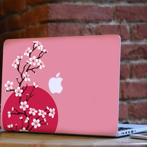 MacBook用桜スキン MacBook用ピンクデカール 新しいMacBook Airビニール Mac Air 13 MacBook Pro 11 12 13 14 15 16 咲く桜