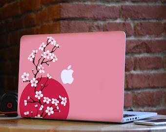 Sakura Cherry Blossom MacBook Skin, Pink Laptop Decal, 3M Vinyl - Etsy