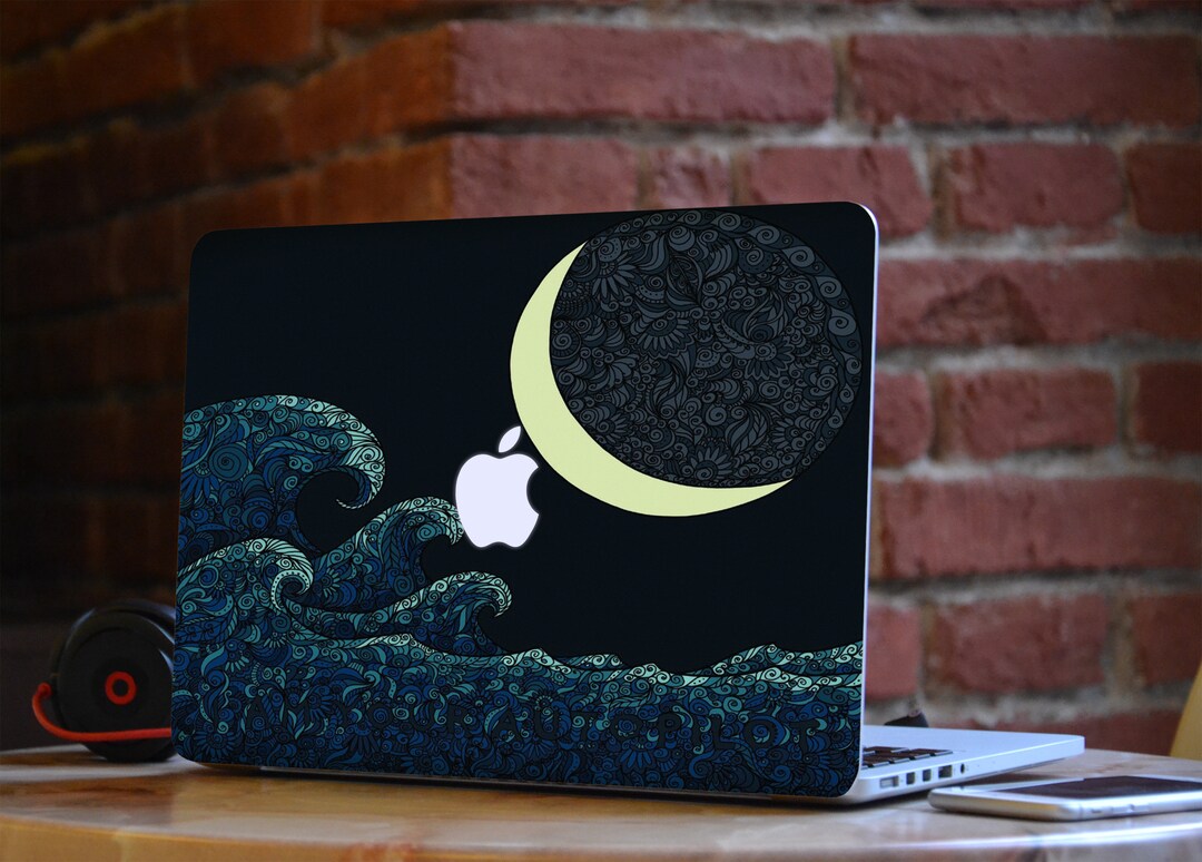 Sea Wave Skin for MacBook Young Moon MacBook Decal Beautiful Sticker ...