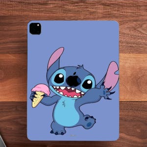 Cartoon iPad Skin animal iPad Pro 10.2 Decal iPad Air 4 Air 3 Skin Pastel blue iPad Pro 11 Sticker iPad Pro 12.9 2021 iPad Pro skin