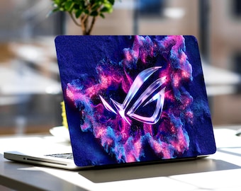 Abstract Laptop Skin Sticker Blue Pink Silver Notebook Vinyl Decal Dell Hp Lenovo Asus Acer Laptop Decal Cover Skin For Any Laptop Sticker