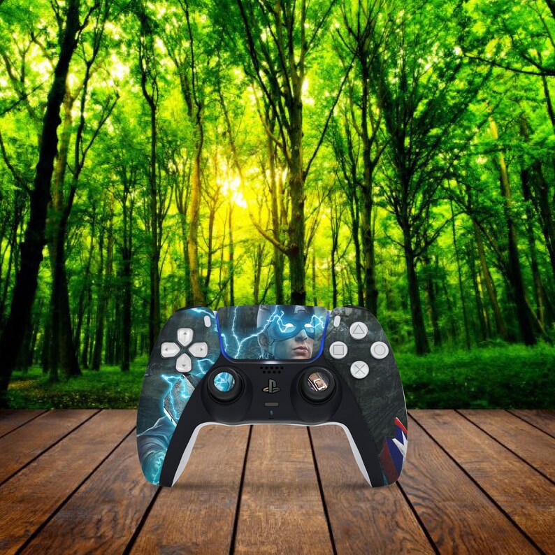 Game PS5 Digital Edition Skin PS5 America Skin Sony Playstation 5 Controller Skin Blue Pattern PS5 Disc Skin PS5 Full Wrap Cover