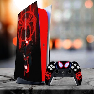 2 Pack PS5 Controller Dualshock Marvel Spider Man Red Spider Skin Decal  Sticker