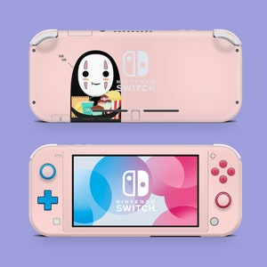 Anime Muster Nintendo Switch Lite Haut Cartoon Aufkleber für Spielkonsole Benutzerdefinierte rosa Farbe Japan Aufkleber Nintendo Lite Food Lite Aufkleber