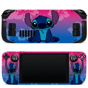 Cartoon Steam Deck Skin Animal Stem Deck Oled skin Ganzkörper-Haut Aufkleber Wrap 3 M Vinyl Alien Steam Deck Konsole Spielgerät