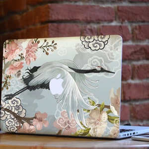 MacBook Air 13 Decal MacBook Pro Skin MacBook Retina 13 Sticker Mac Decal Mac air 13 2018 Crane Pro 15 Skin Transparent Laptop Cover