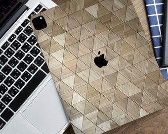 Triangles Decal Skin rhombus Sticker iPad Air Pro Mini Brown Pattern iPad Skin 2021 Mosaic iPad Skin Geometric iPad Pro Skin