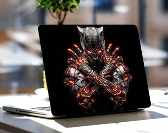 Black panther Laptop Sticker Superhero Notebook Vinyl Decal Dell Hp Lenovo Asus Chromebook Acer Laptop Skin For Any Laptop