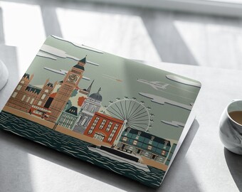 London Laptop Skin Custom Vinyl Decal Dell Hp Asus Lenovo Chromebook Acer Laptop Xiaomi Mi Notebook Laptop Skin Big Ben laptop sticker