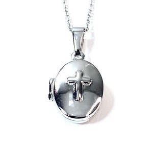 Communion/Confirmation Sterling Silver  Locket Pendant