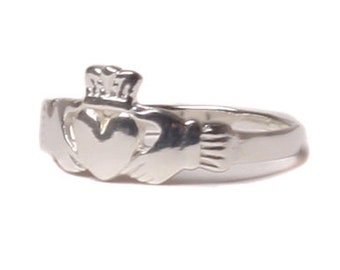 Claddagh Silver Kids Ring