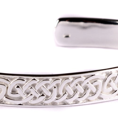 Celtic Silver Unisex Bangle