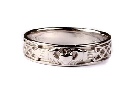 Sterling Silver High Polished Claddagh Design Ring - ShopHQ.com