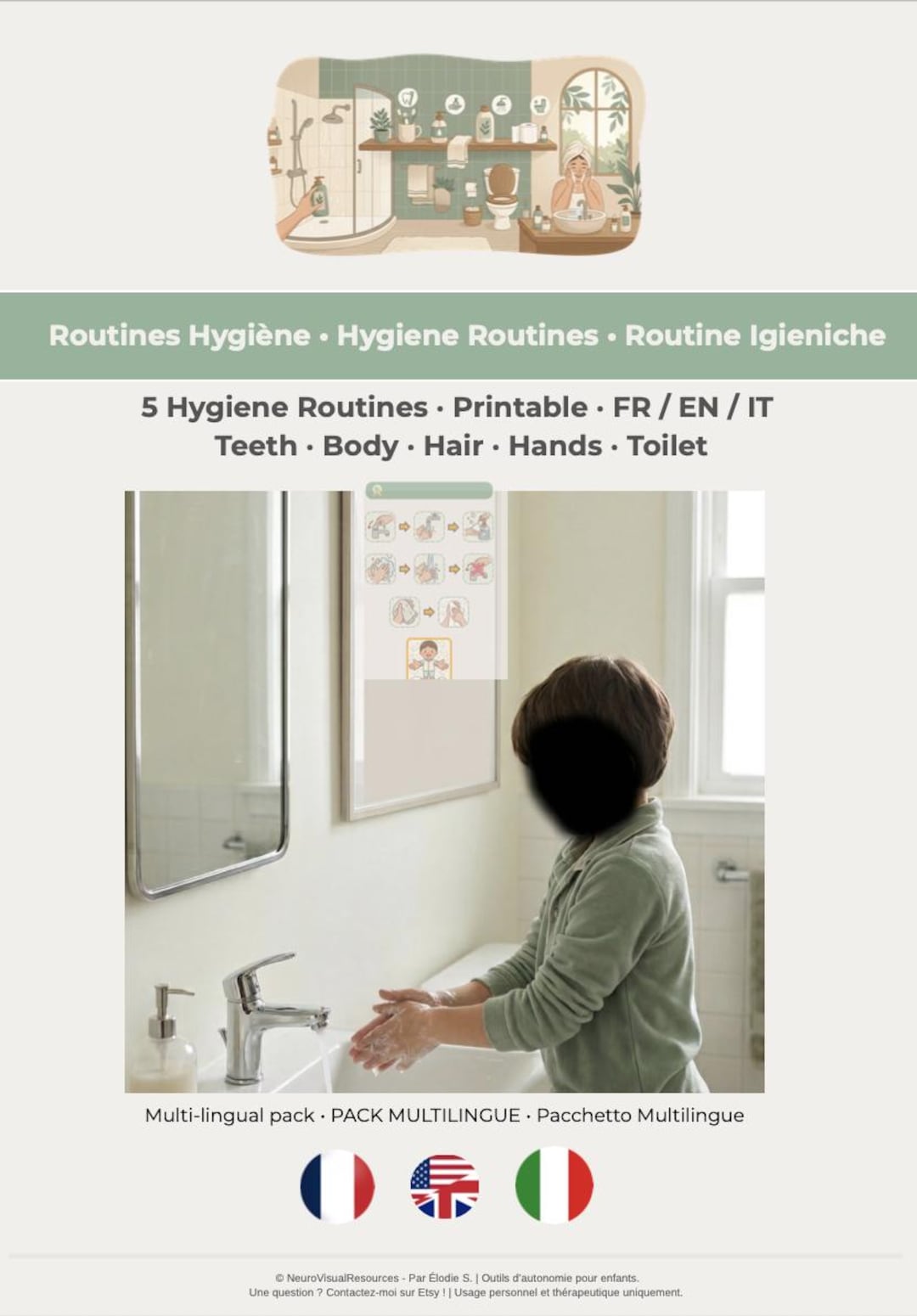 Hygiene Routine Pecs Visual Hygiene Routine Cards for Autistic Children | Printable Pecs ...