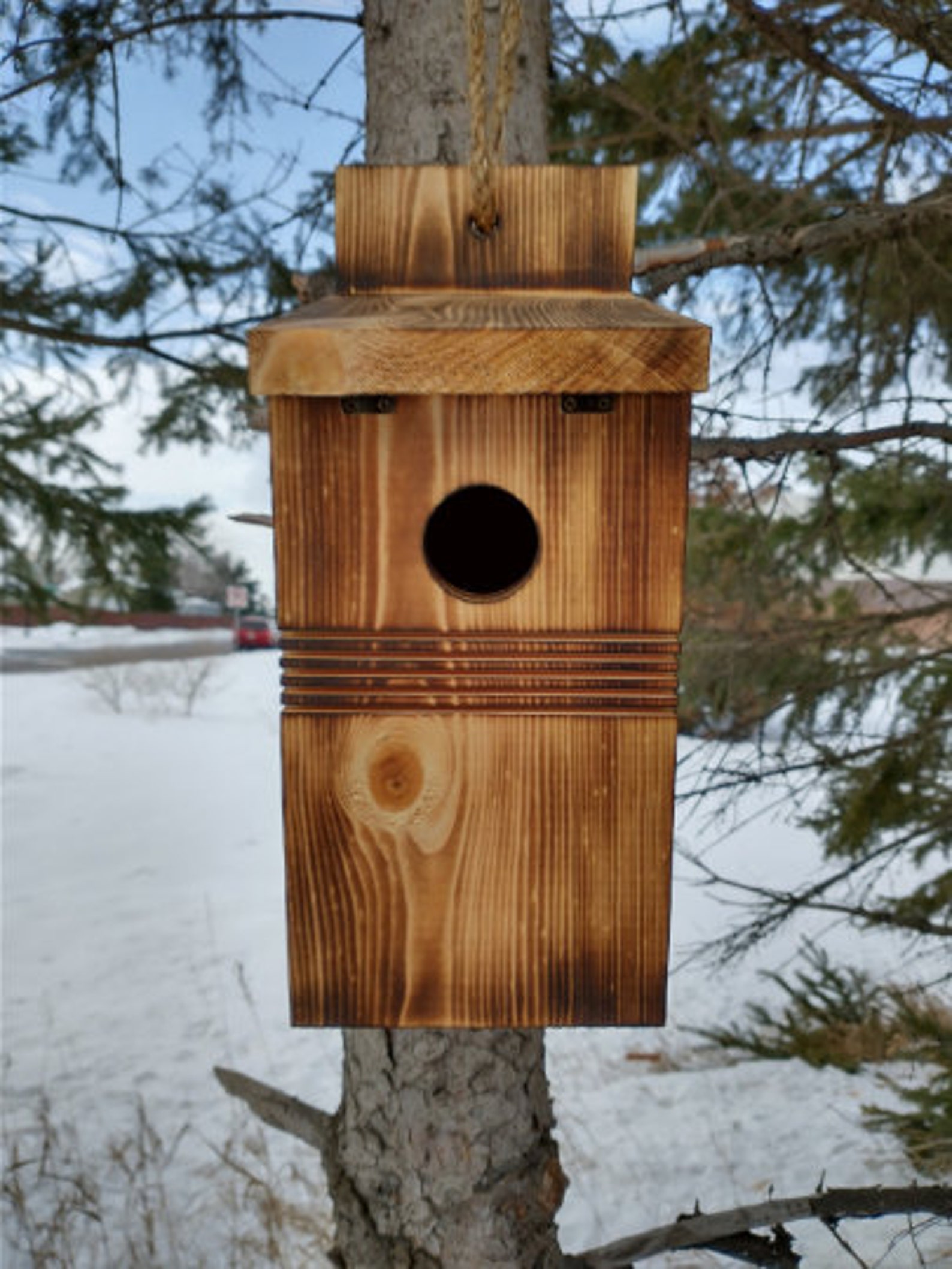 Small Bird Birdhouse Roosting Nest Box 1.5 entrance Etsy