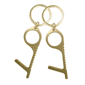 Door Opener Button Pusher Brass Germ-free Hand tool