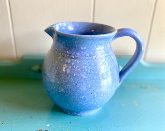 Vintage | Blue Speckled PItcher