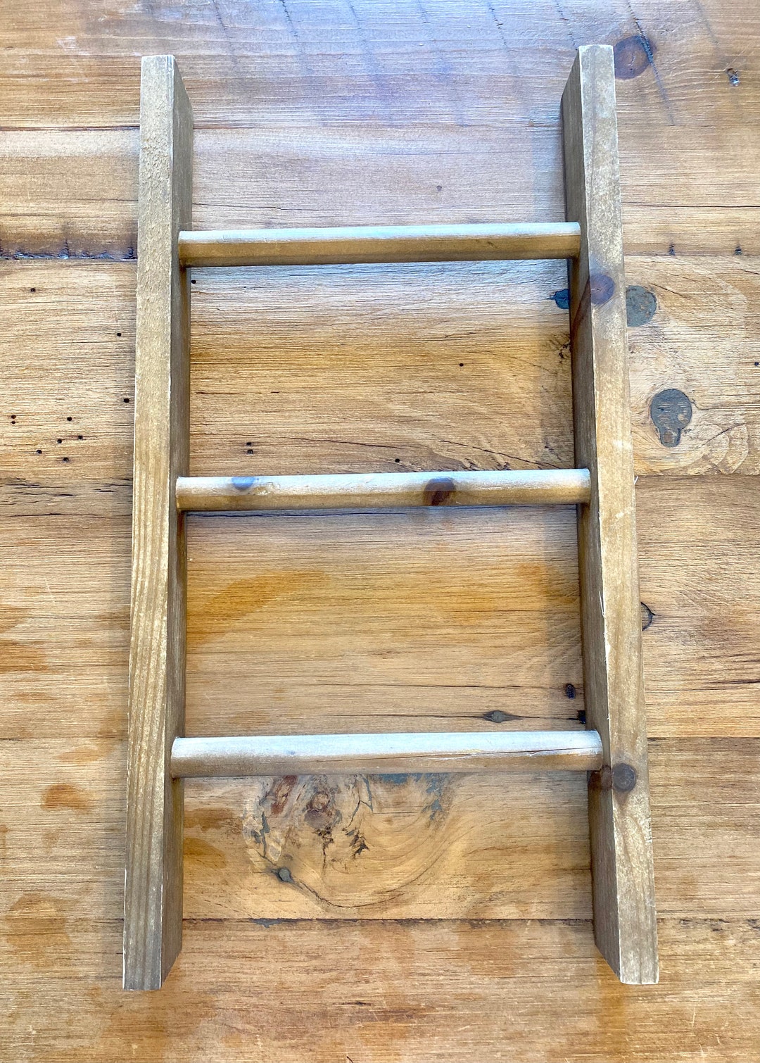 Vintage Wooden Towel Ladder Etsy