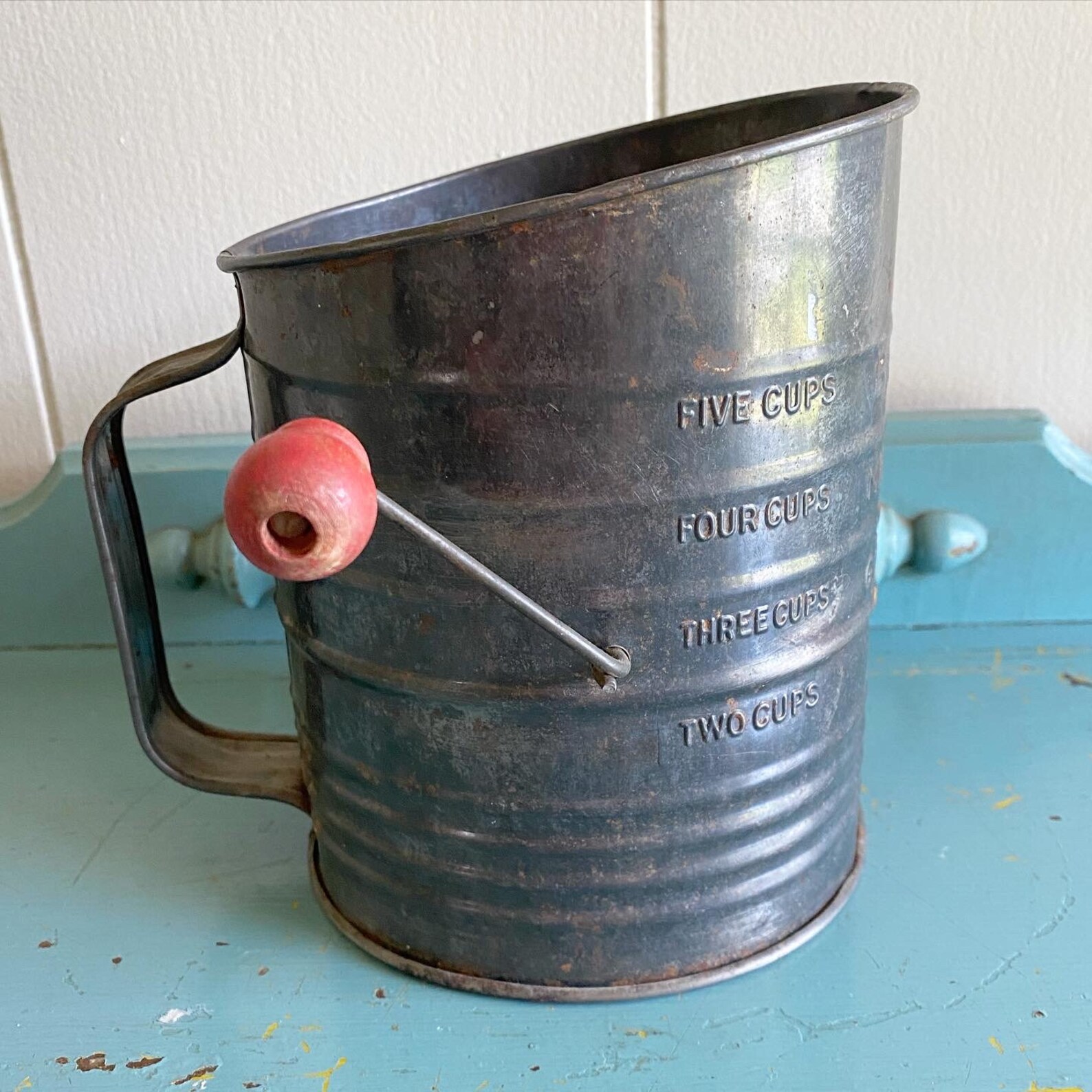 Antique Bromwell's Flour Sifter Etsy