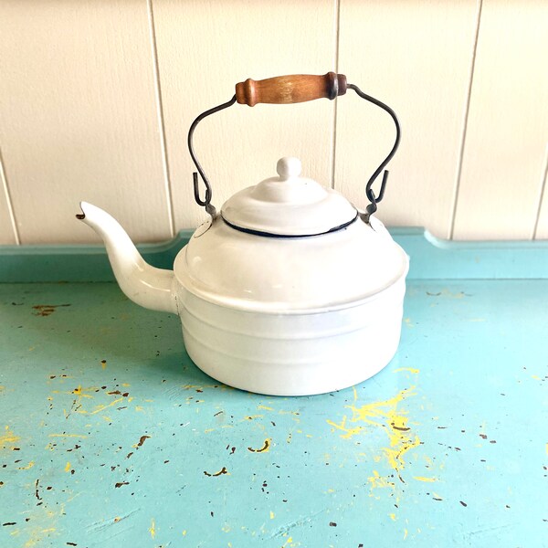 Antique Tea Kettle Etsy
