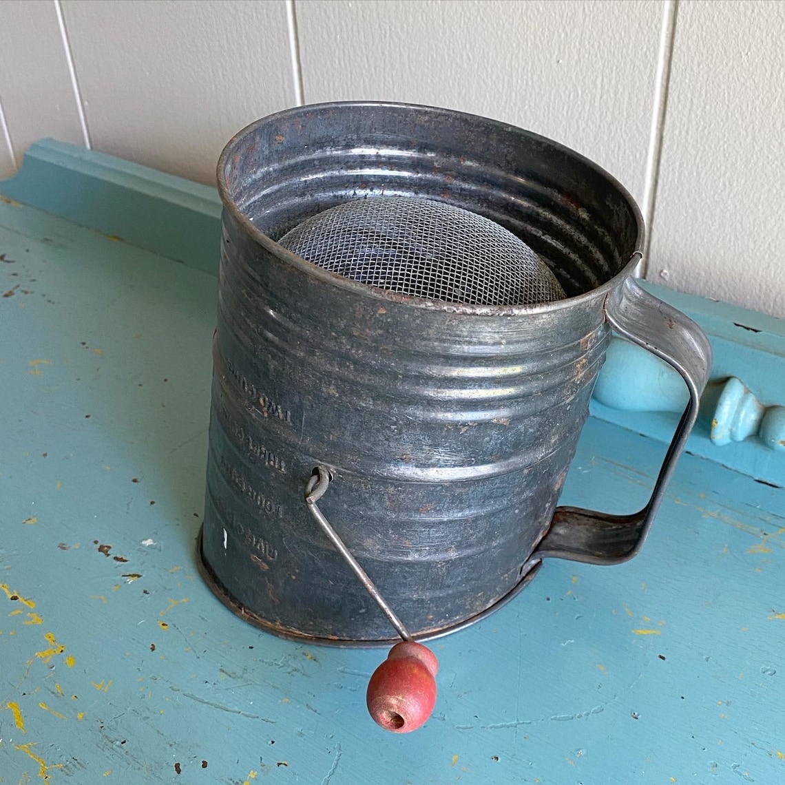 Antique Bromwell's Flour Sifter Etsy