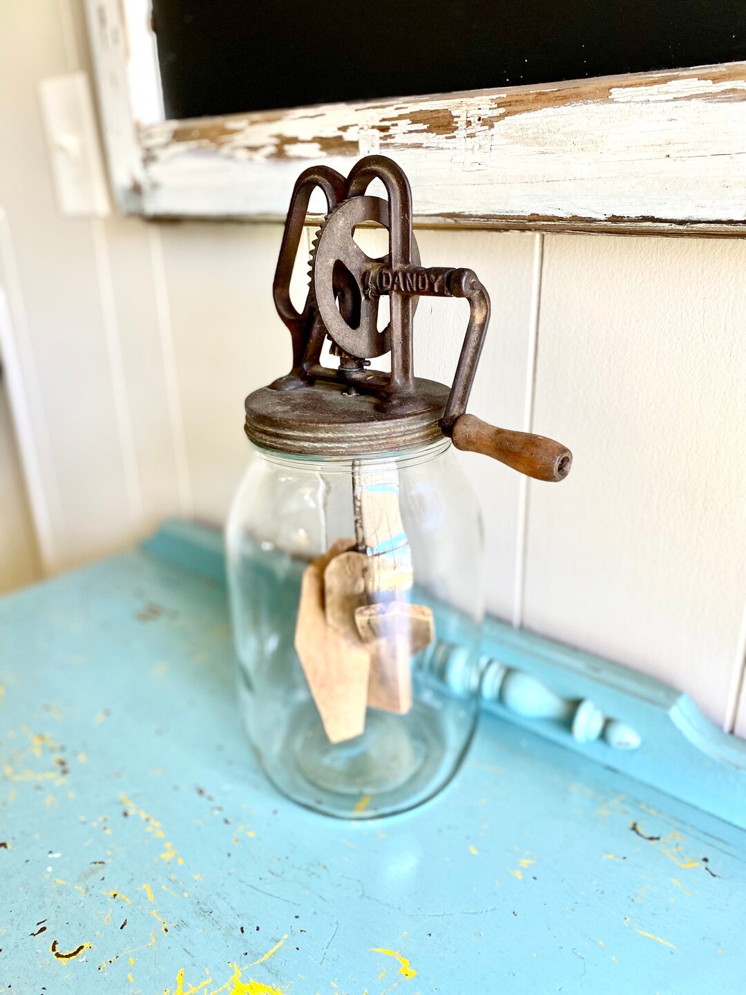 Antique dandy Butter Churn Etsy