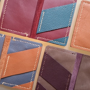 Porte carte pour homme ou femme en cuir