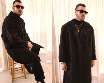 Woolea Sheepskin Shearling Coat Size 