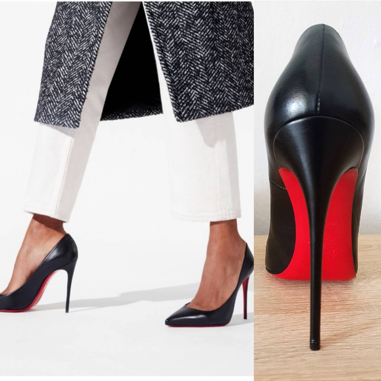 Christian Louboutin - Authenticated So Kate Heel - Patent Leather Black Plain for Women, Very Good Condition