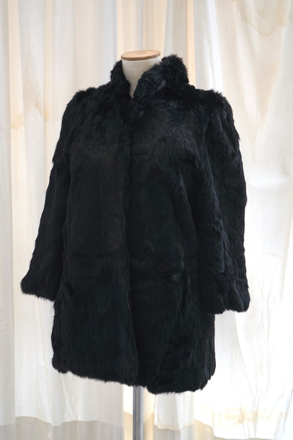 Real Fur Coat Black Jacket Winter Season Autumn F… - image 5