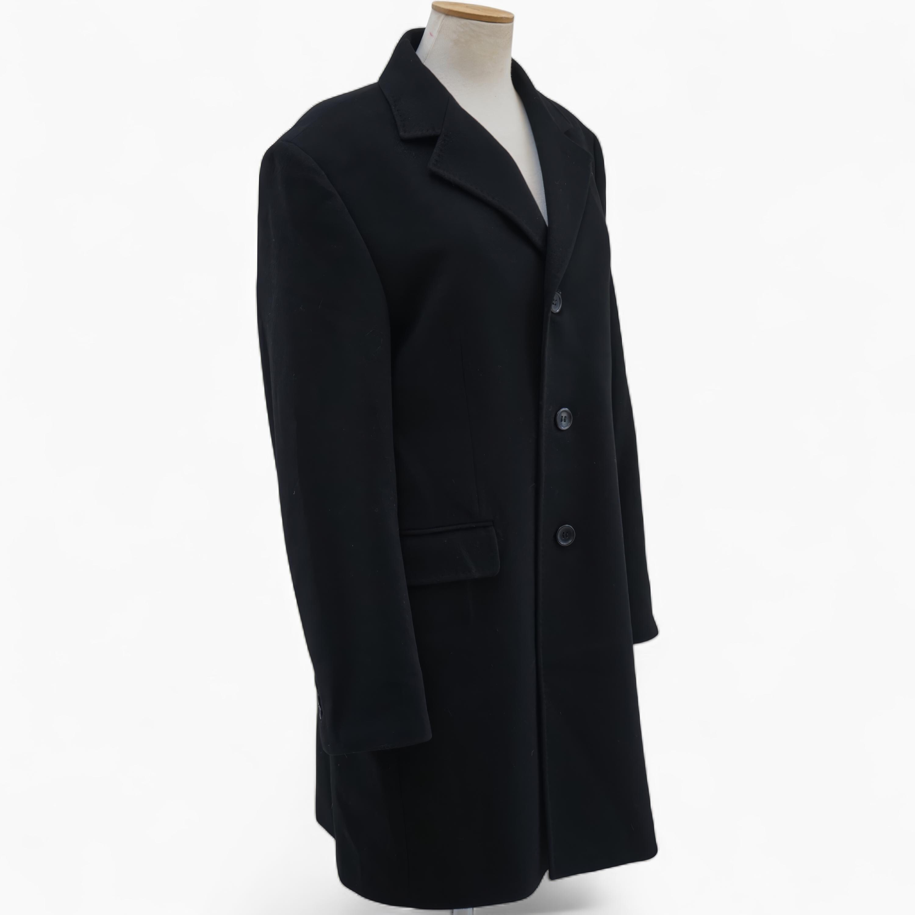 メンズ 90s VINTAGE Pure Cashmere Over Coat