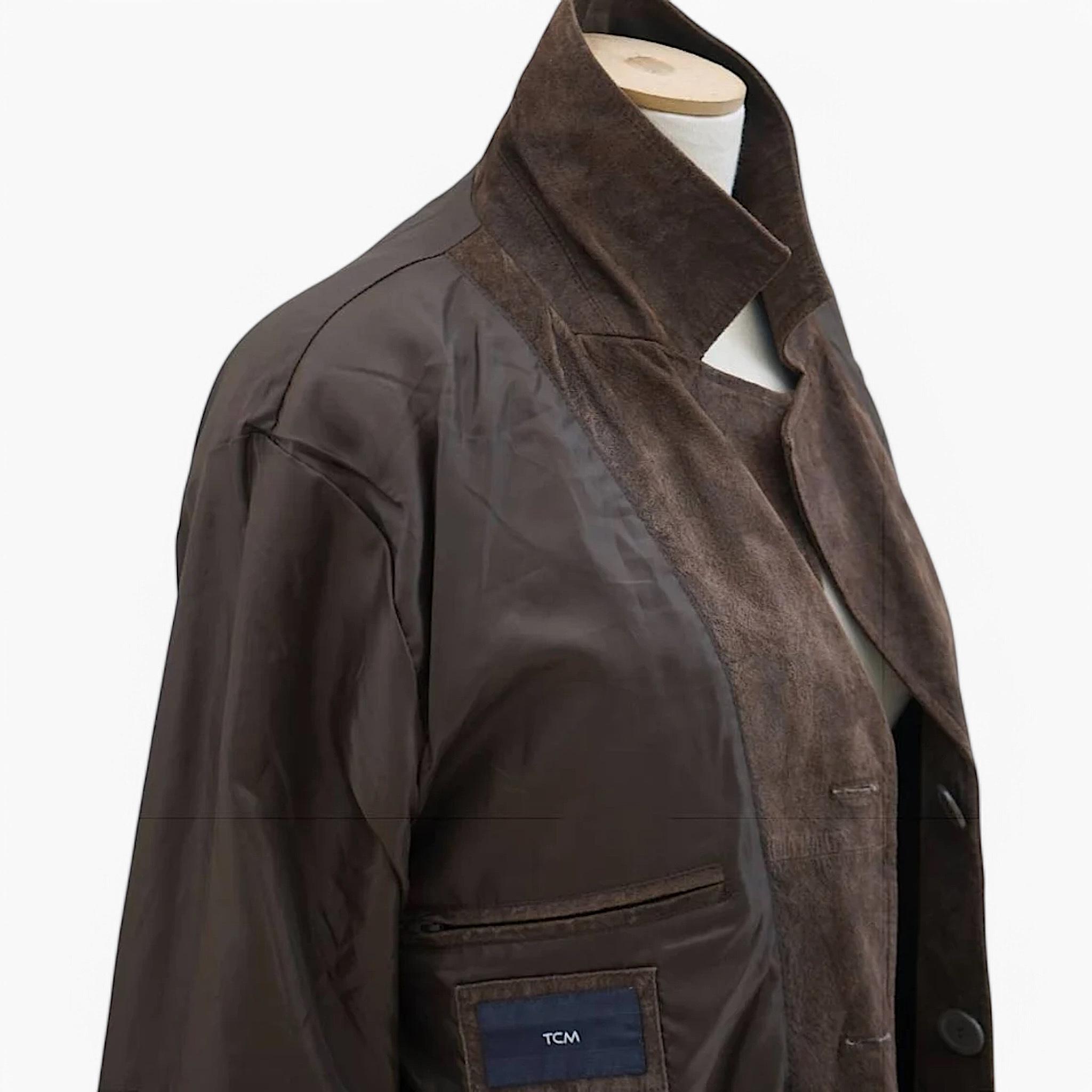 Suede Leather Jacket. Pigskin Cowboy Jacket. Women Pork