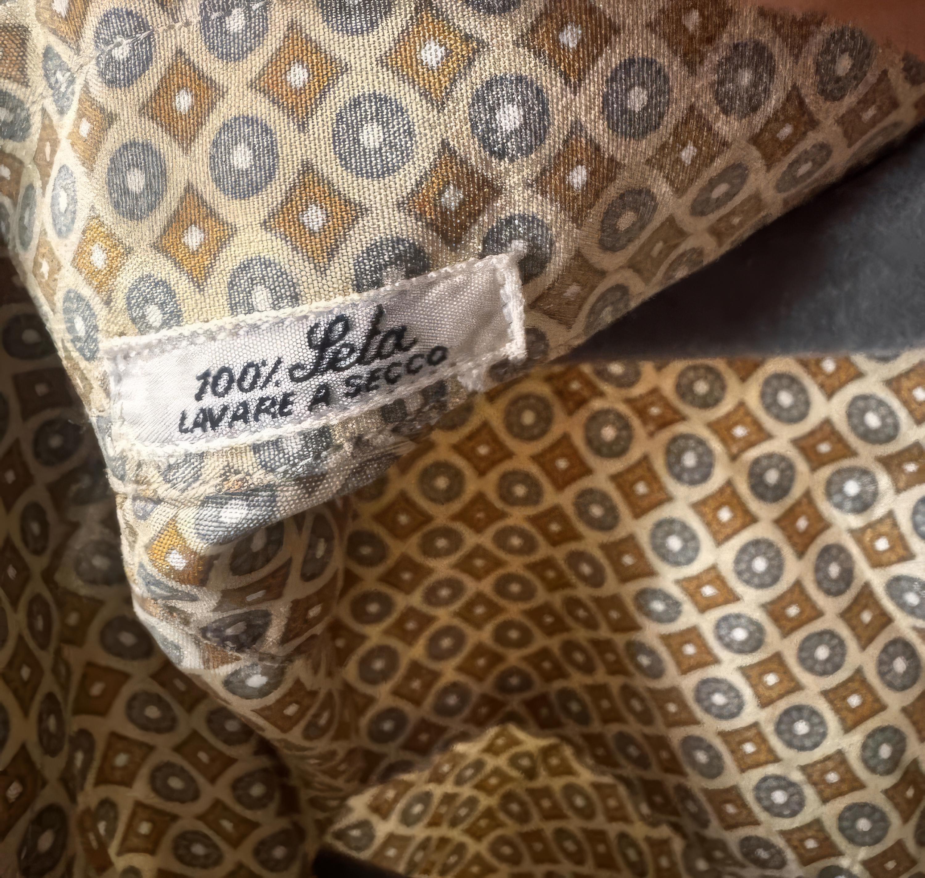 Christian Dior 100% Silk Vintage Shirt | 90's Designer Blouse Gold