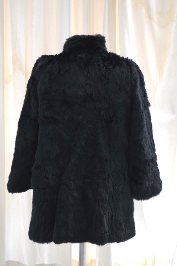 Real Fur Coat Black Jacket Winter Season Autumn F… - image 4