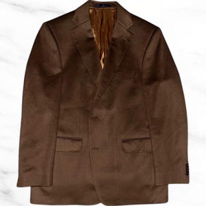 Loro Piana 100% Cashmere brown blazer. Vintage Eduard Dressler pure cashmere coat, Men suit jacket. Winter overcoat vintage clothing gift