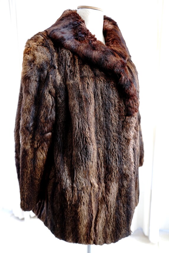 Real Fur Waist Length Jacket / Boho Fur Jacket |R… - image 4
