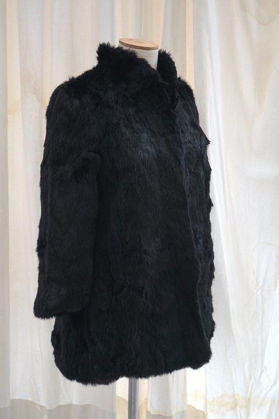 Real Fur Coat Black Jacket Winter Season Autumn F… - image 3