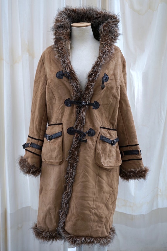 Vintage long penny lane coat. Women afghan coat. … - image 6