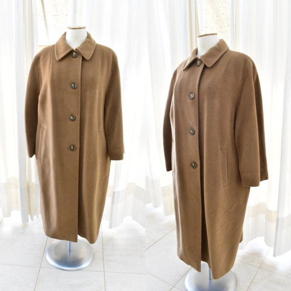 Long Coat.1970s Women Wool Coat 