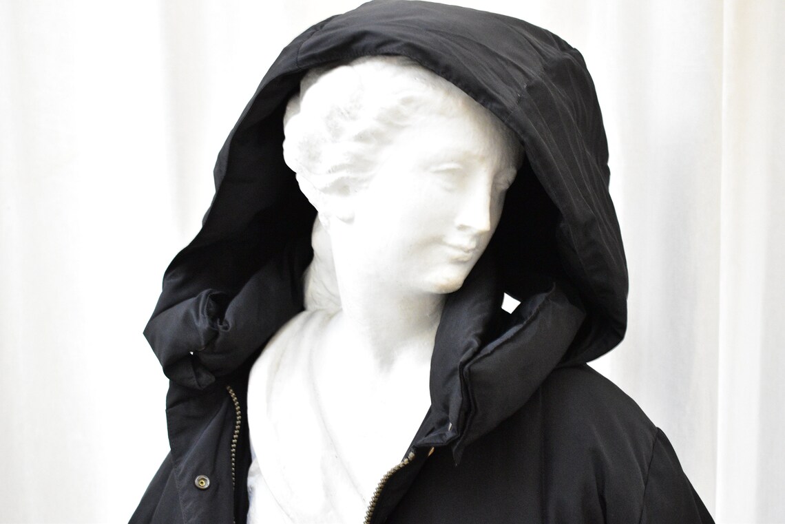 mara black puffer jacket