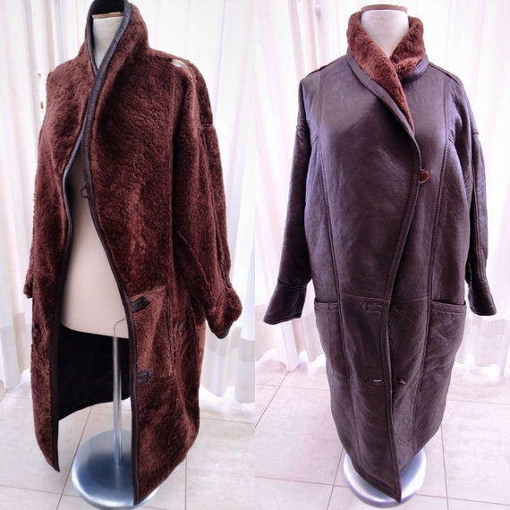 Penny Lane Coat vintage 70's women shearling shee… - image 1