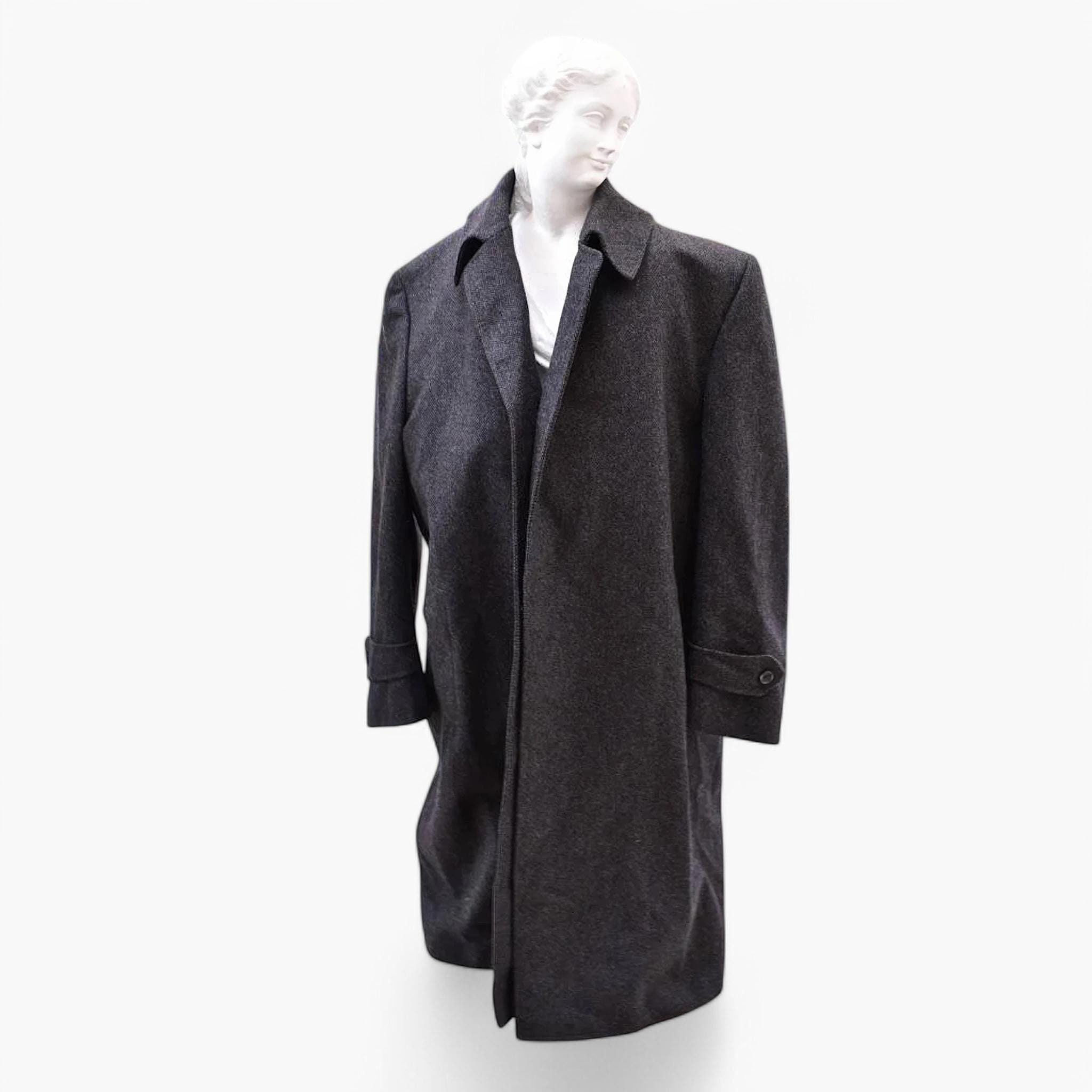 Vintage Lanvin Herringbone Trench Coat, Long Raglan Coat Men. Wool Overcoat, Warm Lined Winter Overcoat, Oversized Single Breasted Coat. - Etsy Vintage Lanvin Herringbone Trench Coat, Long Raglan Coat Men. Wool Overcoat, Warm Lined Winter Overcoat, Oversized Single Breasted Coat. - Etsy