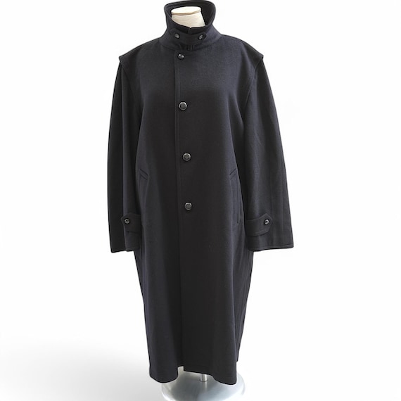 Lucca Wool Blend  Coat（rich navy） Men's Navy Overcoat - Remus Uomo