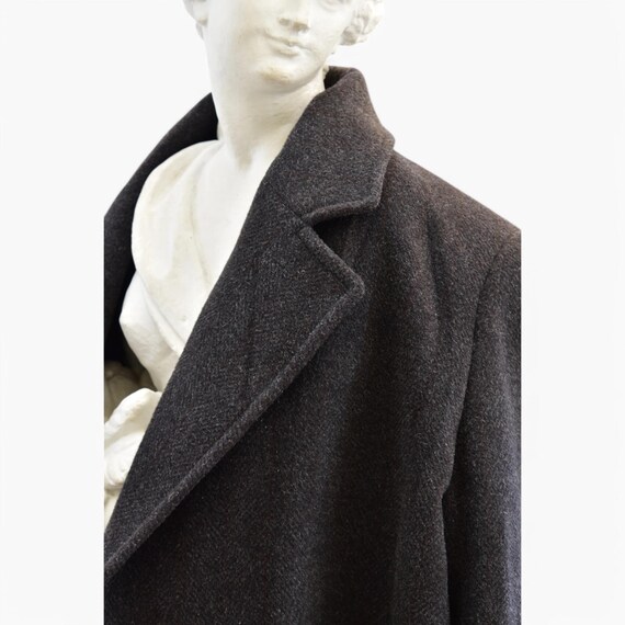 AREZIA - Vintage 1960s Double Breasted Winter Women Coat. Gray