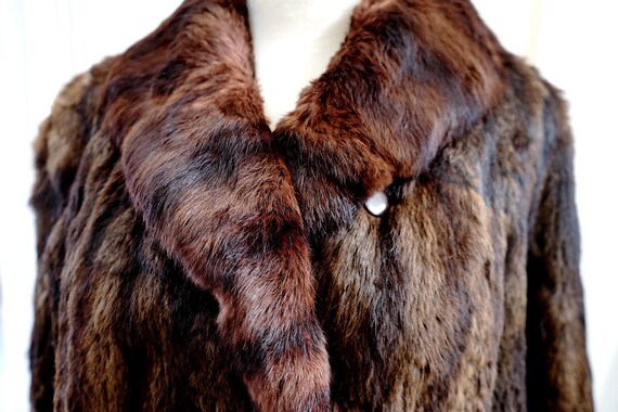 Real Fur Waist Length Jacket / Boho Fur Jacket |R… - image 3