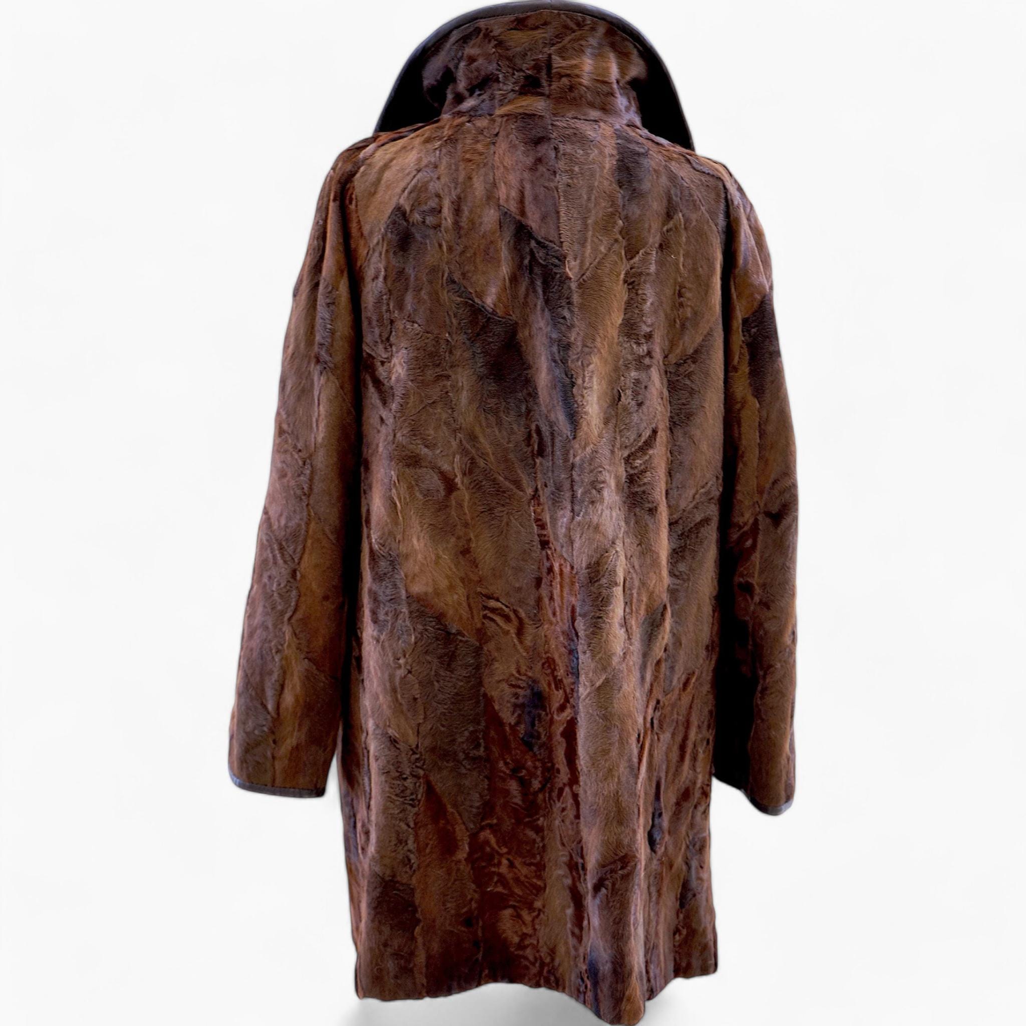 ADORABLE SHAGGY CHECK COAT
