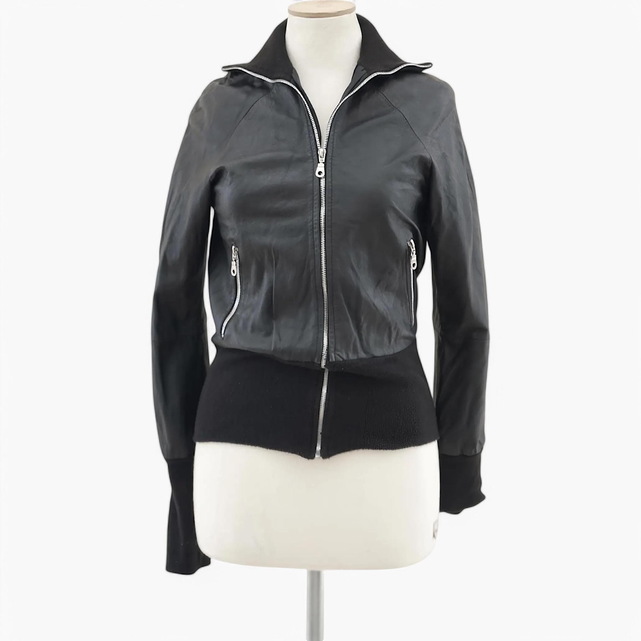 Y2k Black Leather Jacket. Genuine Leather Black Coat. Leather Suit